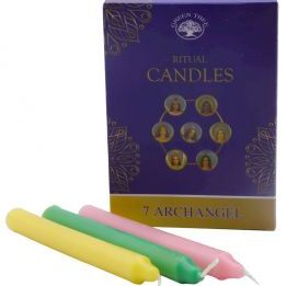 Vela Bujía ritual GREEN TREE Siete Arcángeles